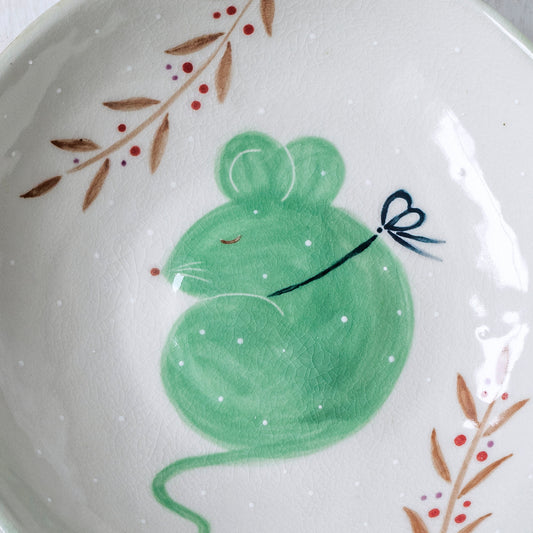 Porcelánový hlubší talířek 17cm / No.60