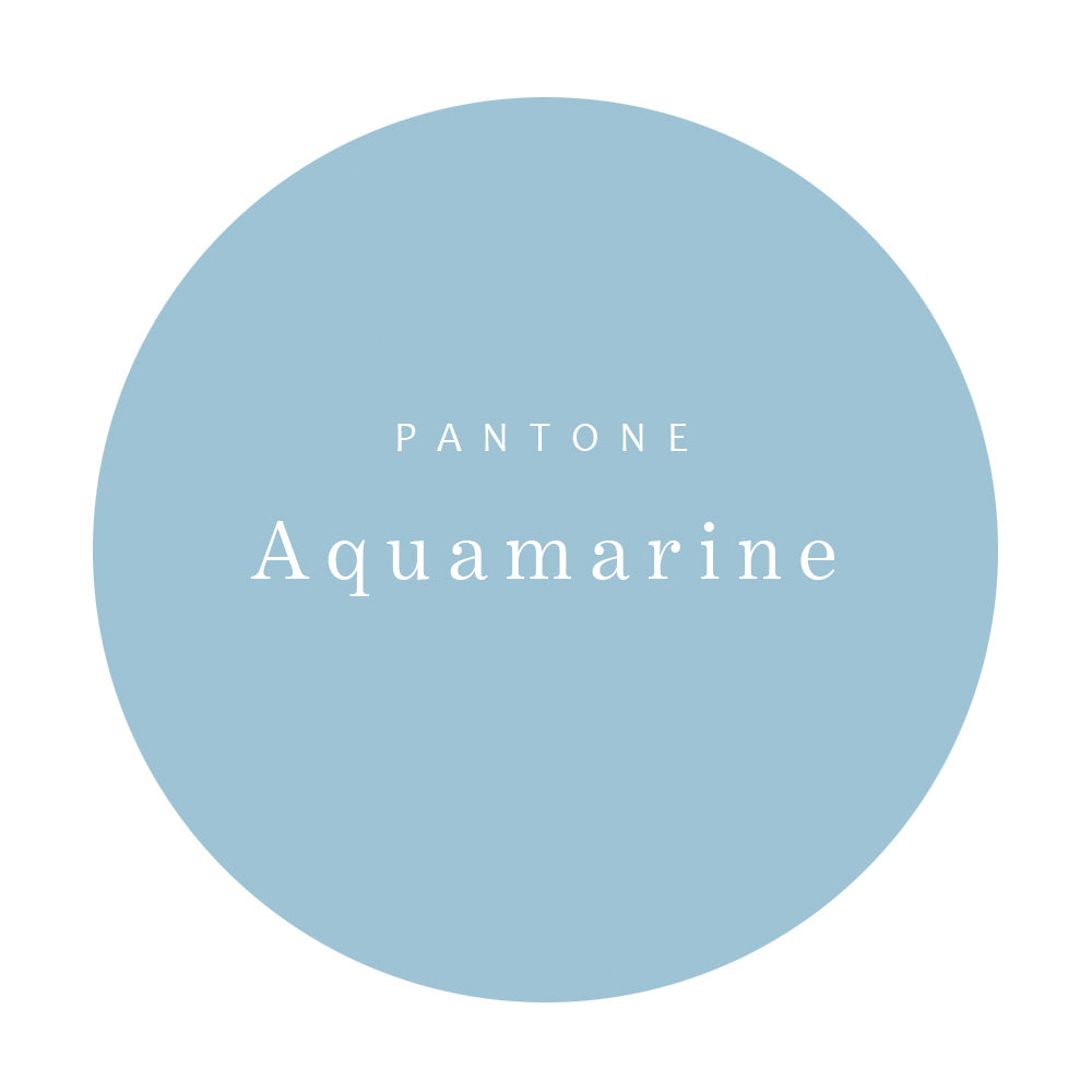 Lehounký top z bavlněného kepru / Pantone Aquamarine