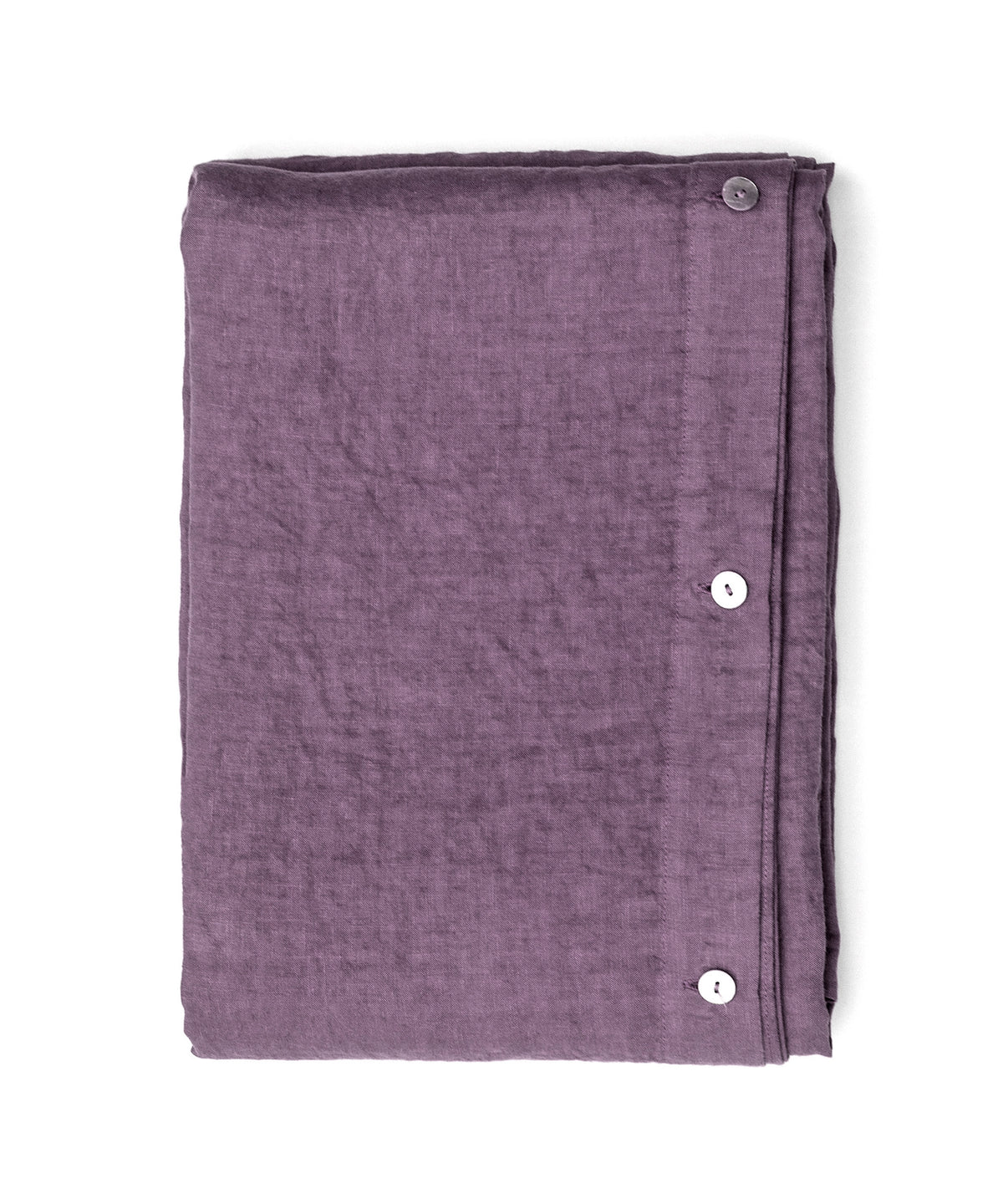 Extra jemné lněné povlečení v odstínu Pantone Black Plum