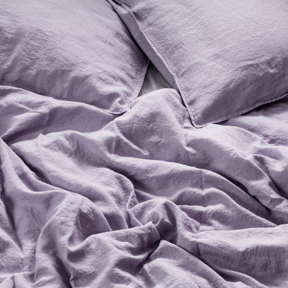 Extra jemné lněné povlečení v odstínu Pantone Lavender Aura