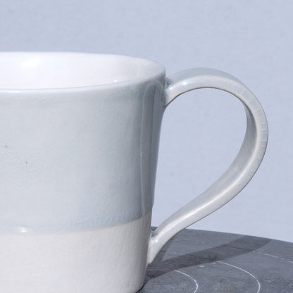 Porcelánový moka hrnek 200ml / šedomodrý