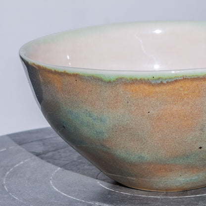 Porcelánová miska 250ml / mramorovaná / sada dvou kusů