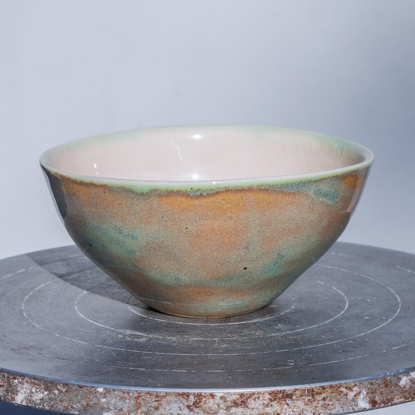 Porcelánová miska 250ml / mramorovaná / sada dvou kusů