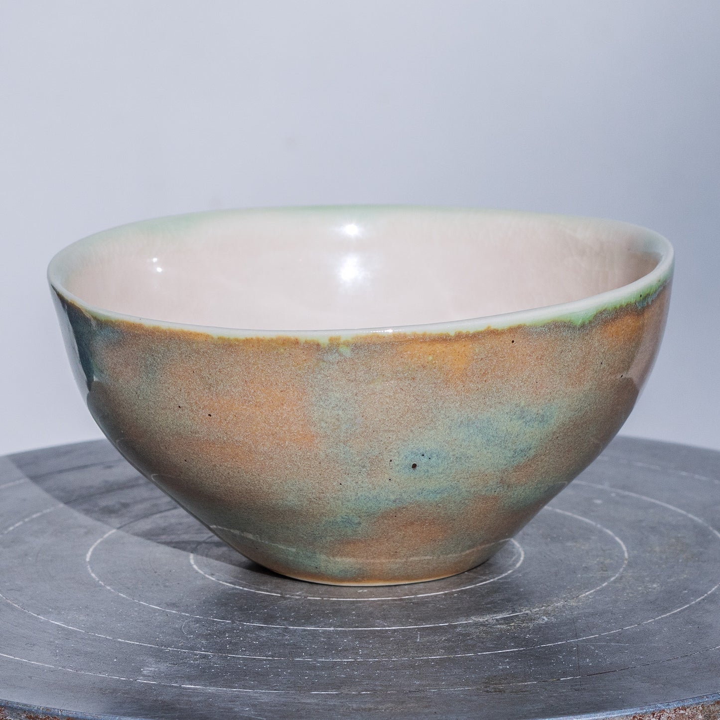 Porcelánová miska 250ml / mramorovaná / sada dvou kusů