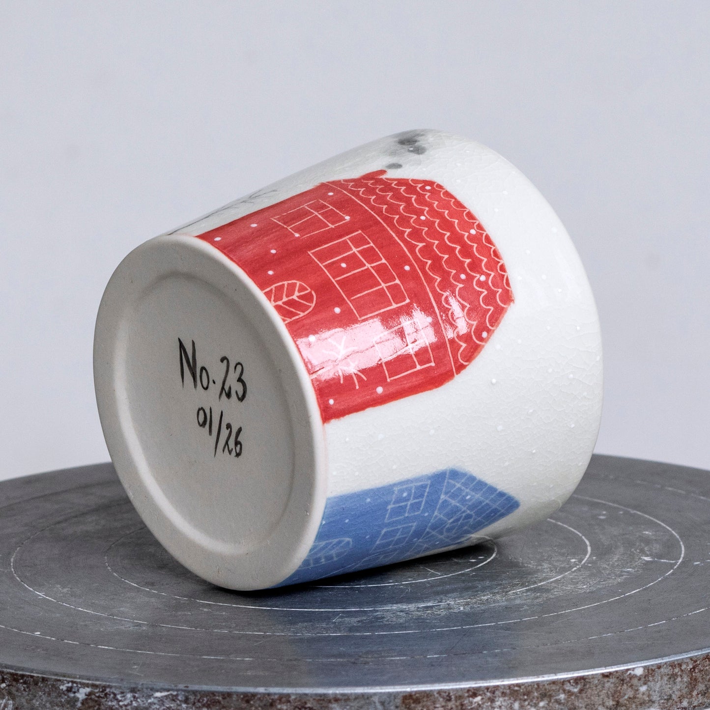 Porcelánový moka pohár 200ml / No.23