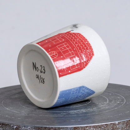 Porcelánový moka pohár 200ml / No.23