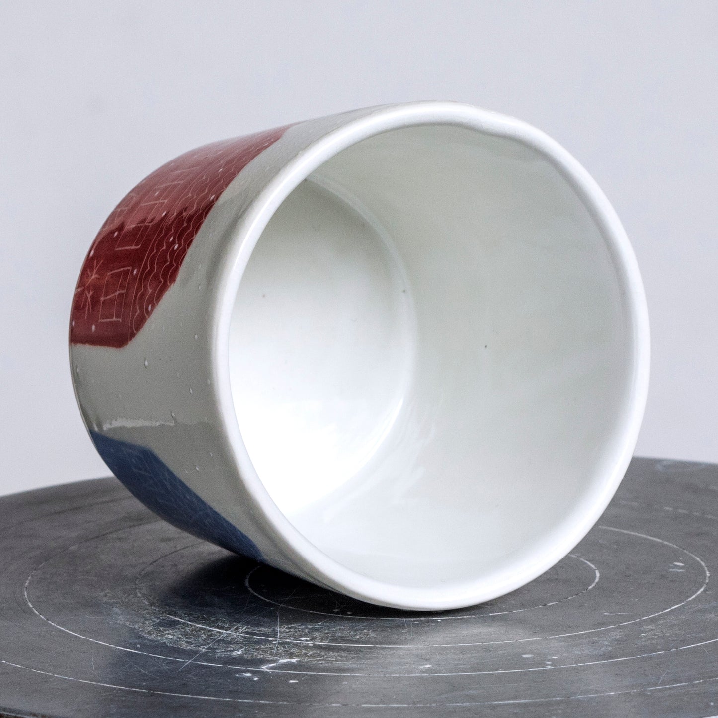 Porcelánový moka pohár 200ml / No.23