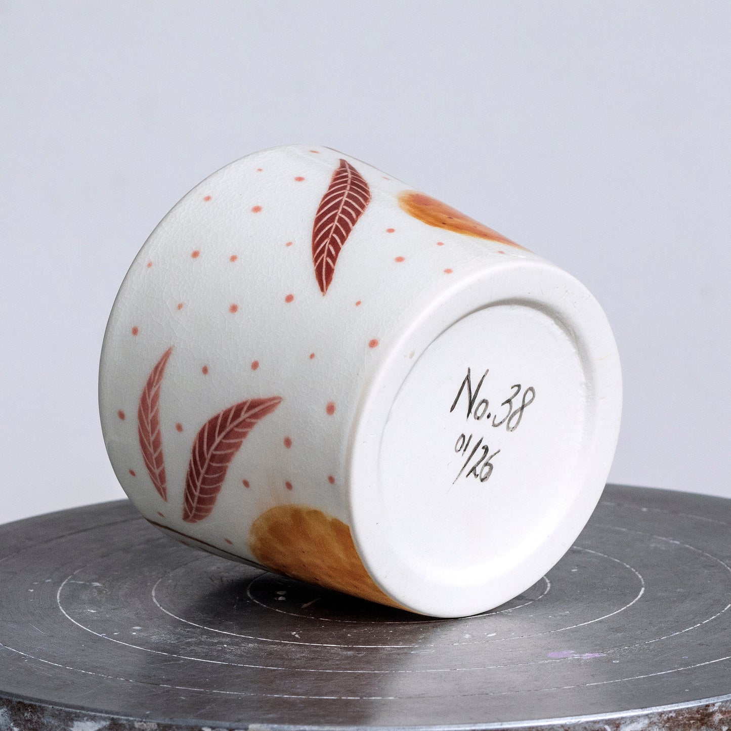 Porcelánový moka pohár 200ml / No.38