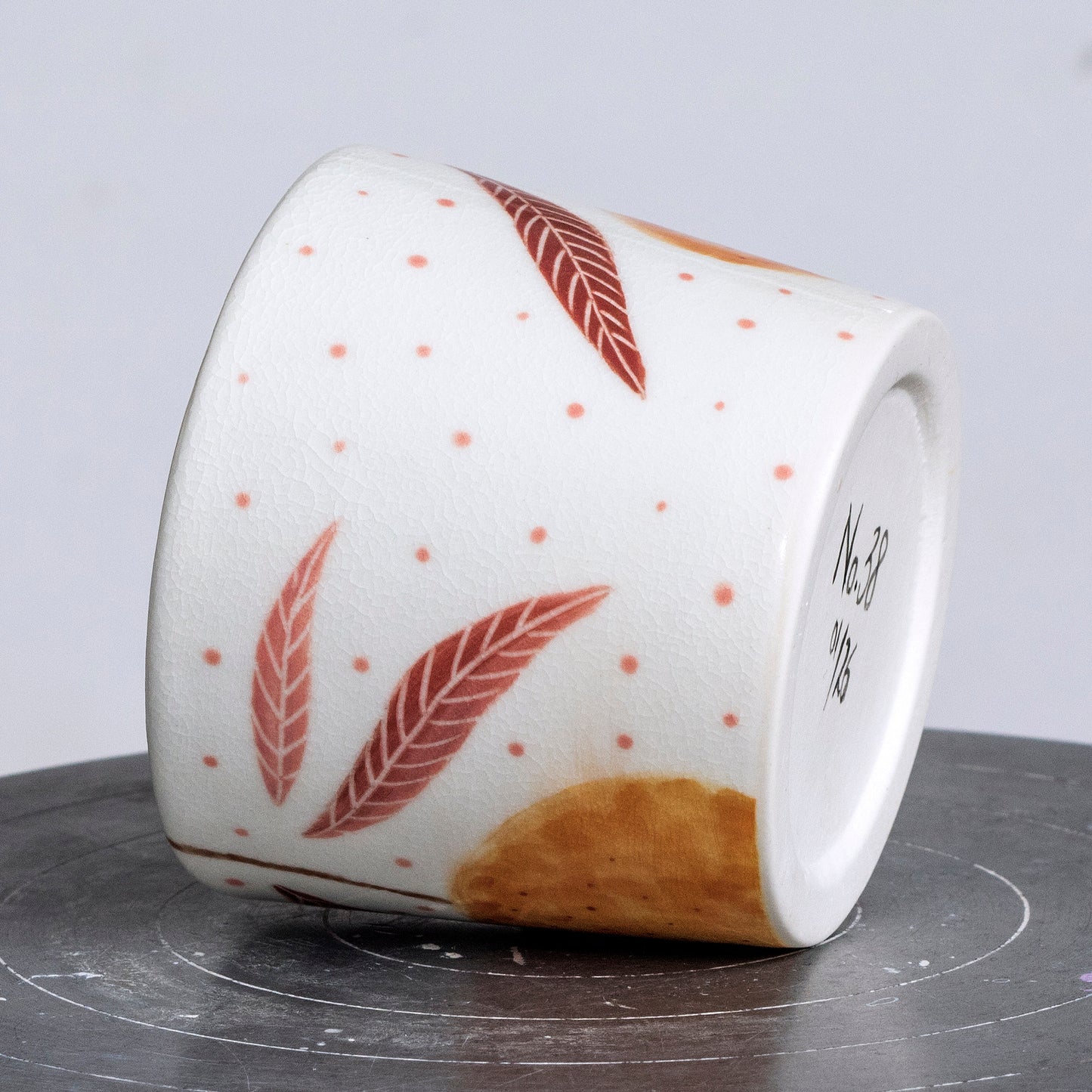 Porcelánový moka pohár 200ml / No.38