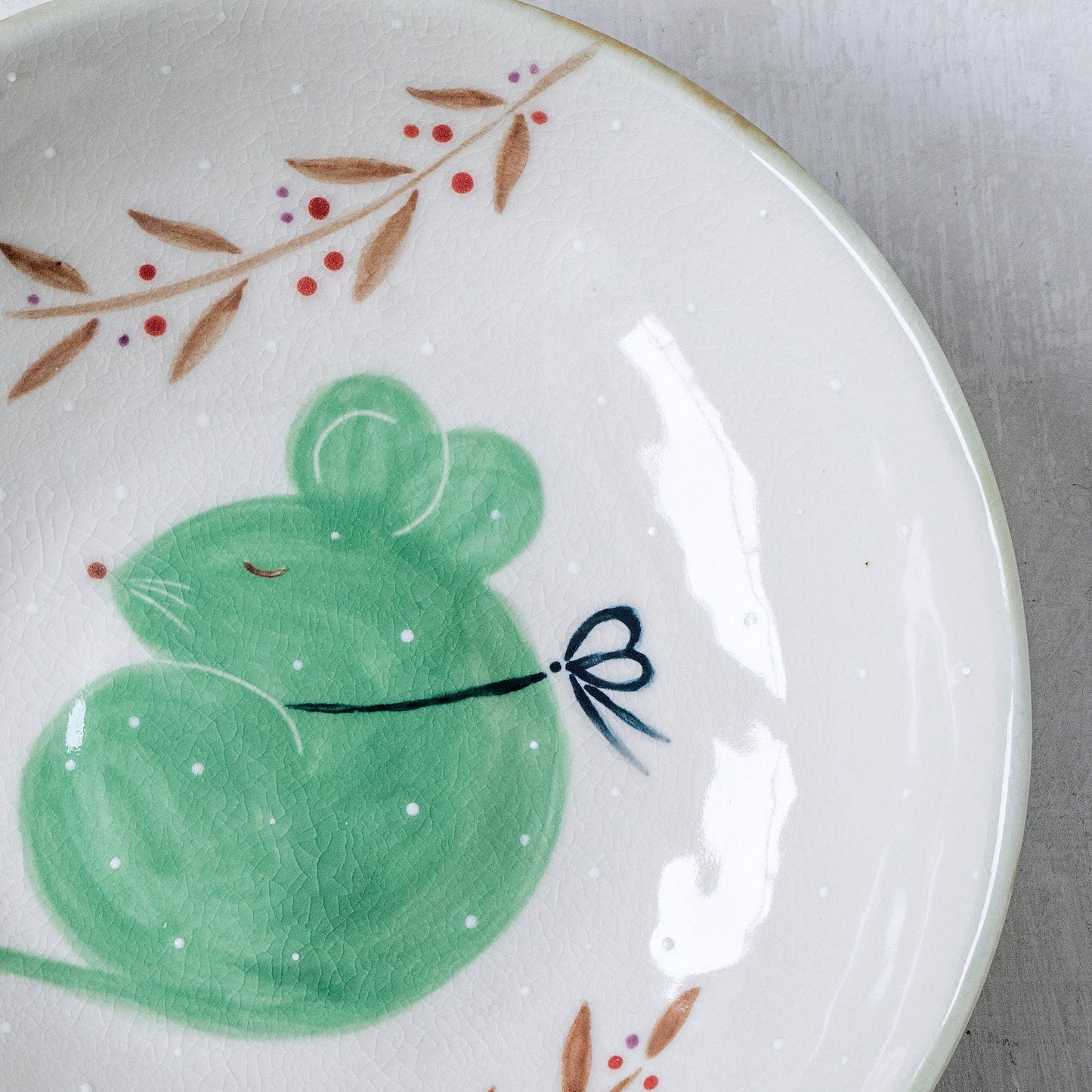 Porcelánový hlubší talířek 17cm / No.60