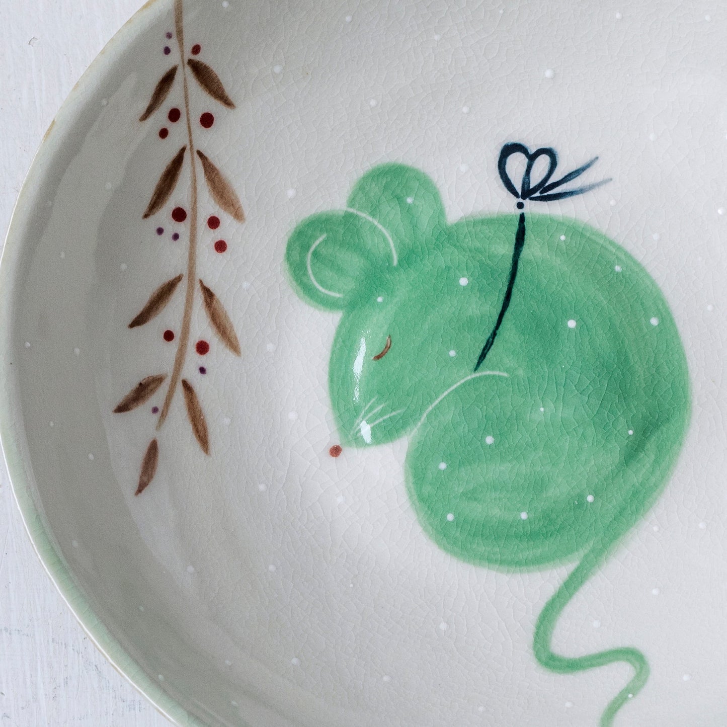 Porcelánový hlubší talířek 17cm / No.60