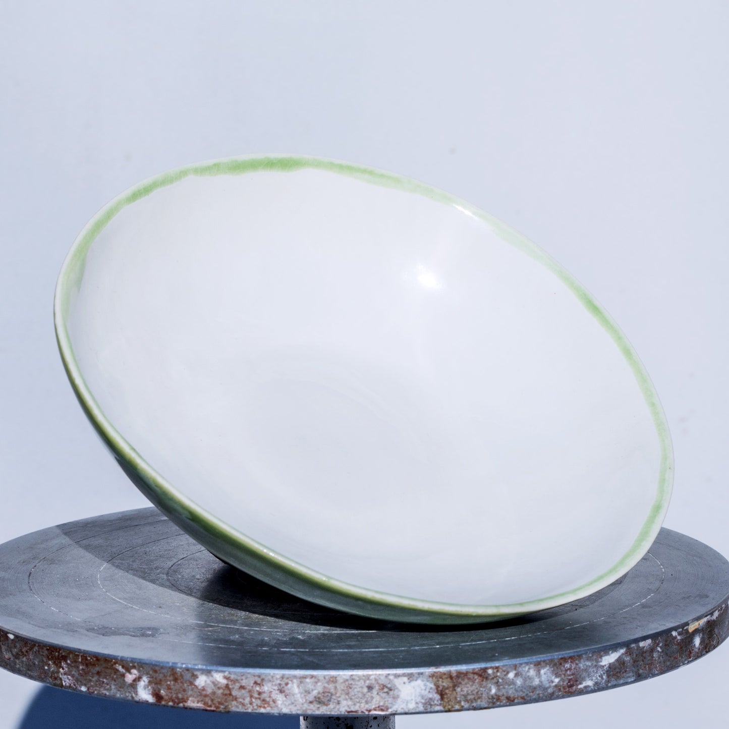 Porcelánový hlubší talířek 17cm / zelený