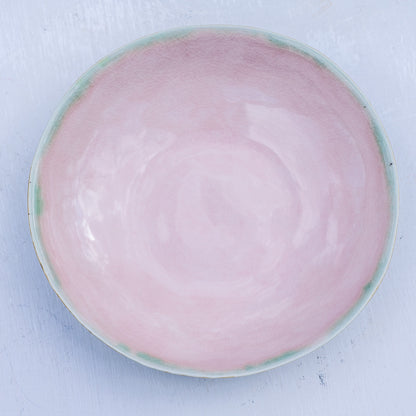 Porcelánový hlubší talířek 17cm / růžový / více kusů skladem