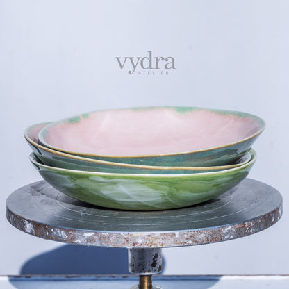 Porcelánový hlubší talířek 17cm / růžový / více kusů skladem