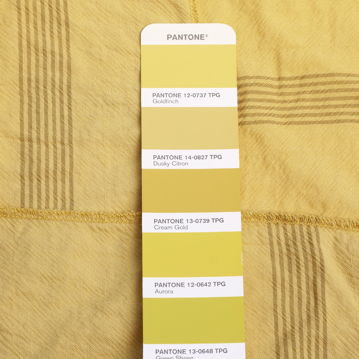 Princess sukně z bavlněného kepru / Pantone Dusky Citron / SKLADEM