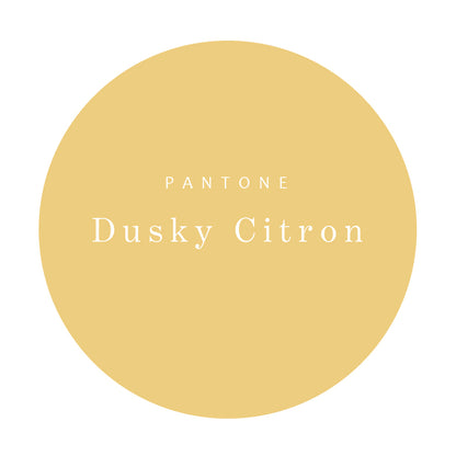 Princess sukně z bavlněného kepru / Pantone Dusky Citron